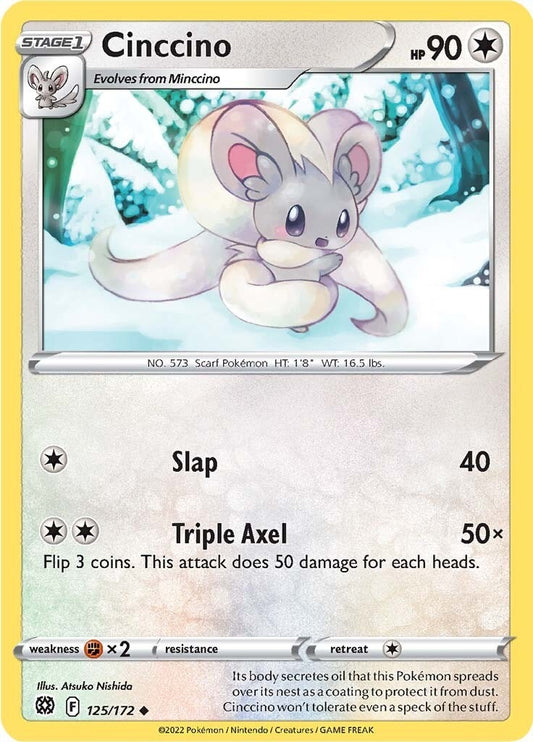 Image for Cinccino (125/172) (SWSH09: Brilliant Stars) (SWSH09) - Pokemon