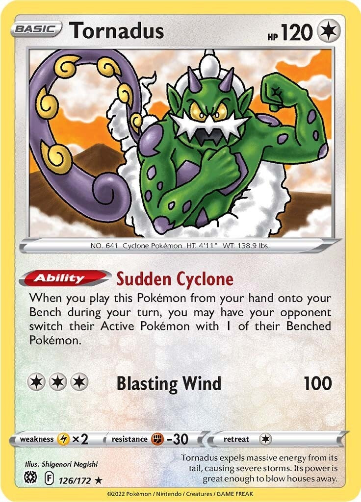 Image for Tornadus (126/172) (SWSH09: Brilliant Stars) (SWSH09) - Pokemon