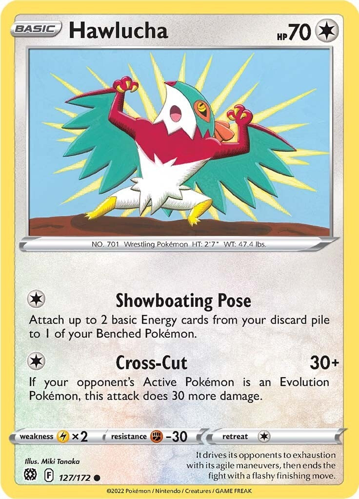Image for Hawlucha (127/172) (SWSH09: Brilliant Stars) (SWSH09) - Pokemon