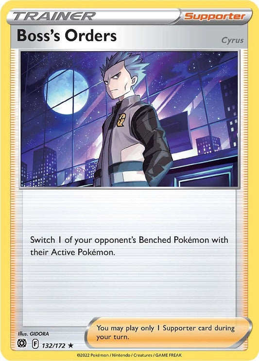 Image for Boss's Orders (132/172) (SWSH09: Brilliant Stars) (SWSH09) - Pokemon