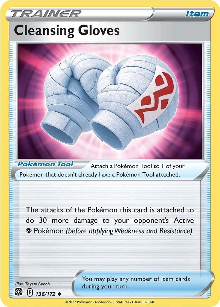 Image for Cleansing Gloves (136/172) (SWSH09: Brilliant Stars) (SWSH09) - Pokemon