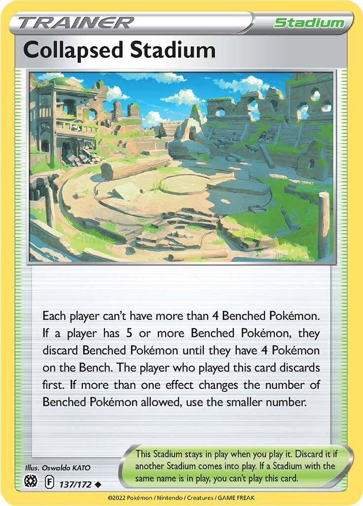 Image for Collapsed Stadium (137/172) (SWSH09: Brilliant Stars) (SWSH09) - Pokemon