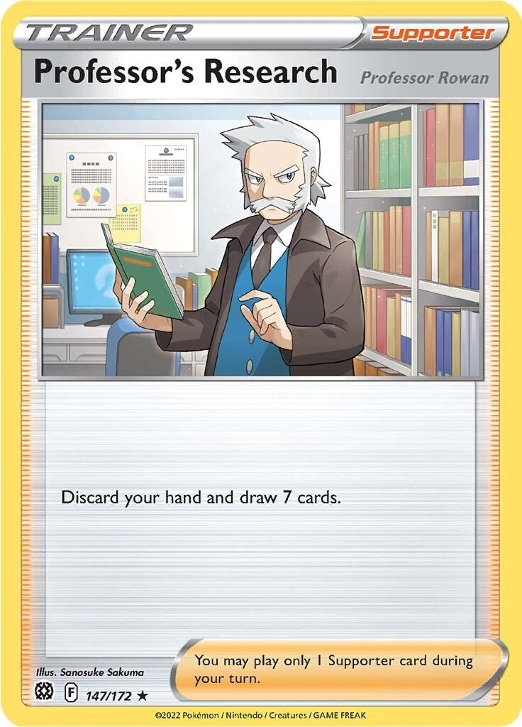 Image for Professor's Research [Professor Rowan] (147/172) (SWSH09: Brilliant Stars) (SWSH09) - Pokemon