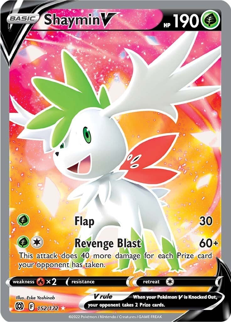 Image for Shaymin V (Full Art) (152/172) (SWSH09: Brilliant Stars) (SWSH09) - Pokemon