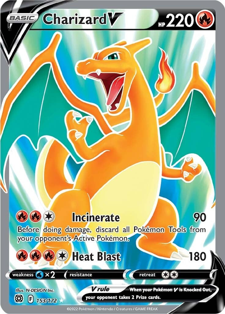 Image for Charizard V (Full Art) (153/172) (SWSH09: Brilliant Stars) (SWSH09) - Pokemon