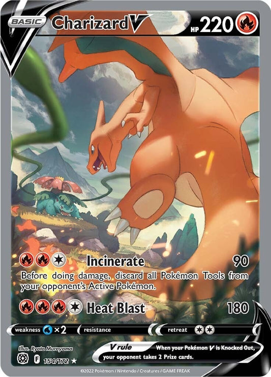 Image for Charizard V (Alternate Full Art) (154/172) (SWSH09: Brilliant Stars) (SWSH09) - Pokemon