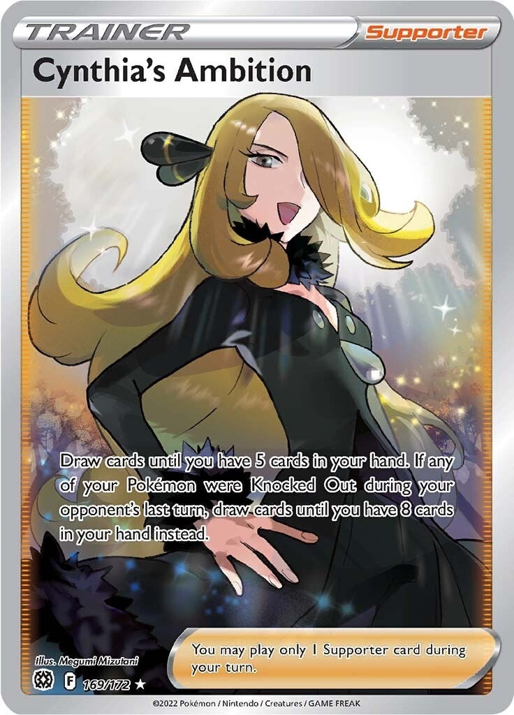 Image for Cynthia's Ambition (Full Art) (169/172) (SWSH09: Brilliant Stars) (SWSH09) - Pokemon