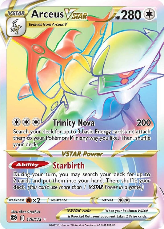 Image for Arceus VSTAR (Secret) (176) (176/172) (SWSH09: Brilliant Stars) (SWSH09) - Pokemon