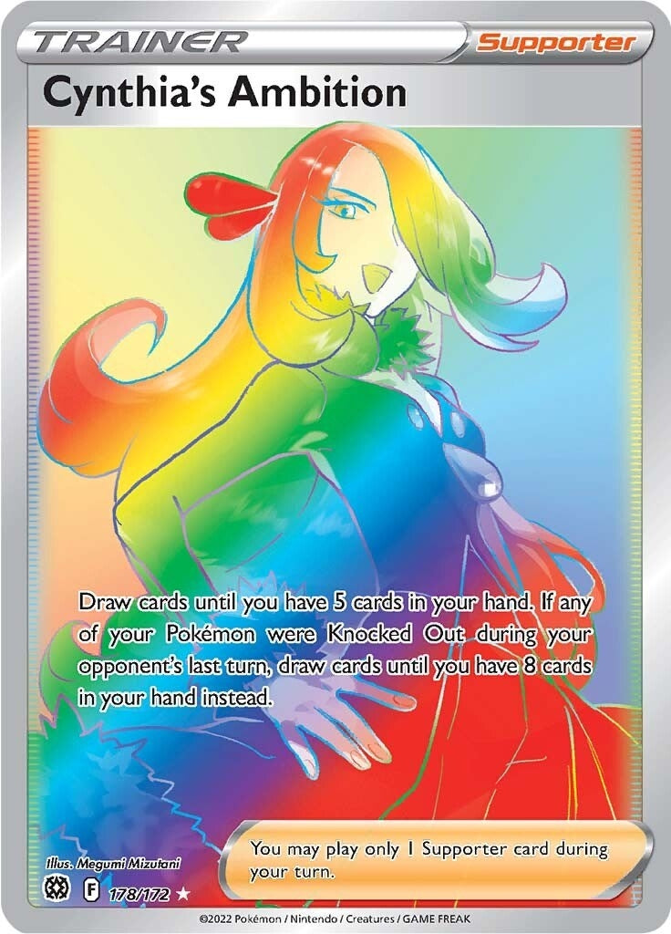 Image for Cynthia's Ambition (Secret) (178/172) (SWSH09: Brilliant Stars) (SWSH09) - Pokemon