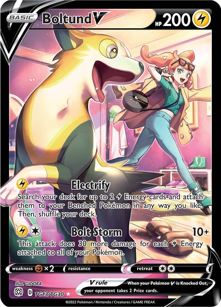 Image for Boltund V (TG13/TG30) (SWSH09: Brilliant Stars Trainer Gallery) (SWSH09:TG) - Pokemon