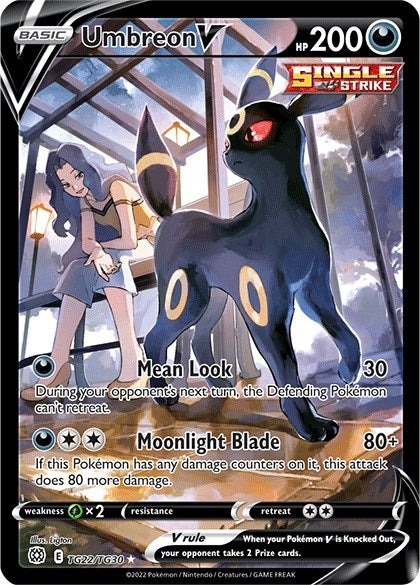 Image for Umbreon V (TG22/TG30) (SWSH09: Brilliant Stars Trainer Gallery) (SWSH09:TG) - Pokemon