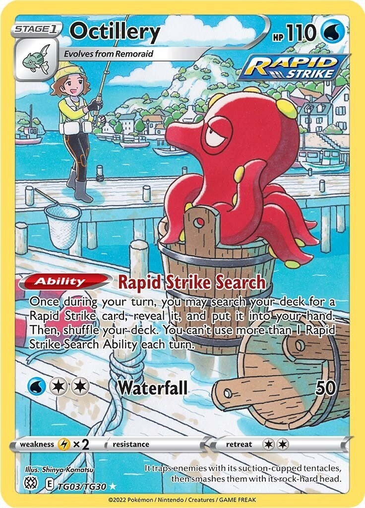 Image for Octillery (TG03/TG30) (SWSH09: Brilliant Stars Trainer Gallery) (SWSH09:TG) - Pokemon