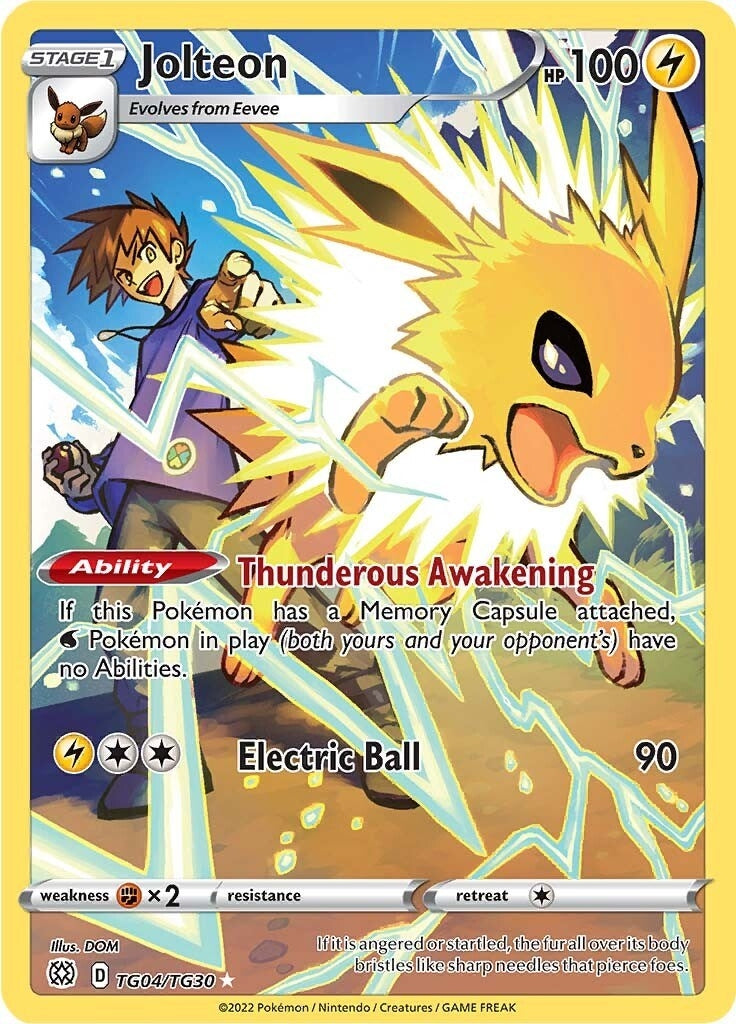 Image for Jolteon (TG04/TG30) (SWSH09: Brilliant Stars Trainer Gallery) (SWSH09:TG) - Pokemon