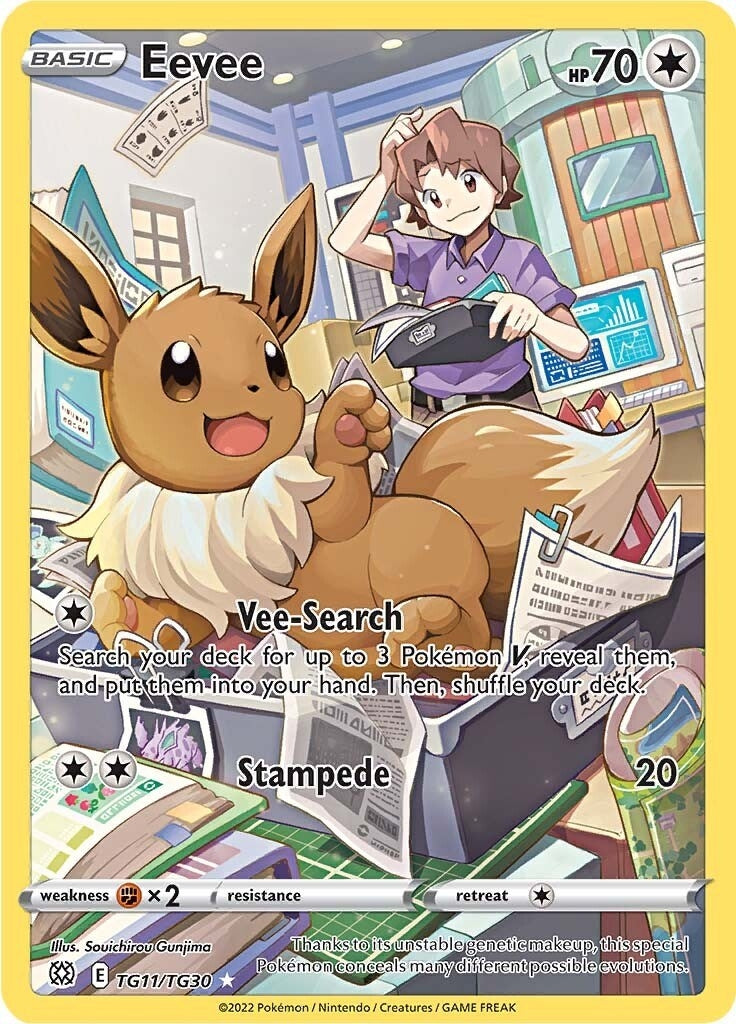 Image for Eevee (TG11/TG30) (SWSH09: Brilliant Stars Trainer Gallery) (SWSH09:TG) - Pokemon
