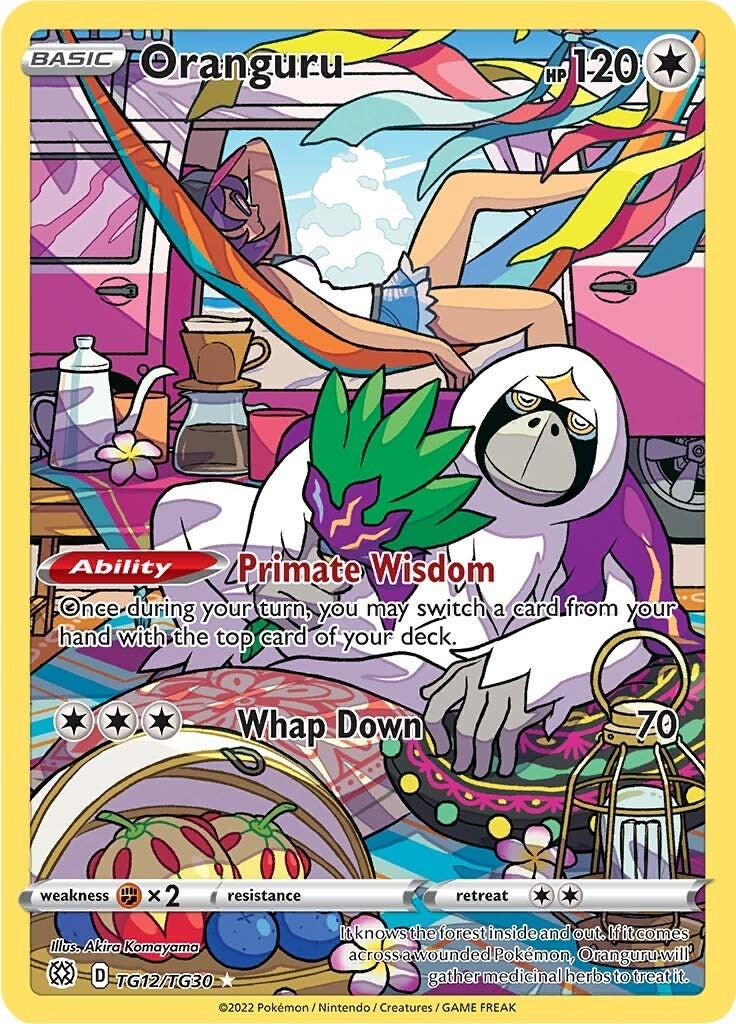 Image for Oranguru (TG12/TG30) (SWSH09: Brilliant Stars Trainer Gallery) (SWSH09:TG) - Pokemon