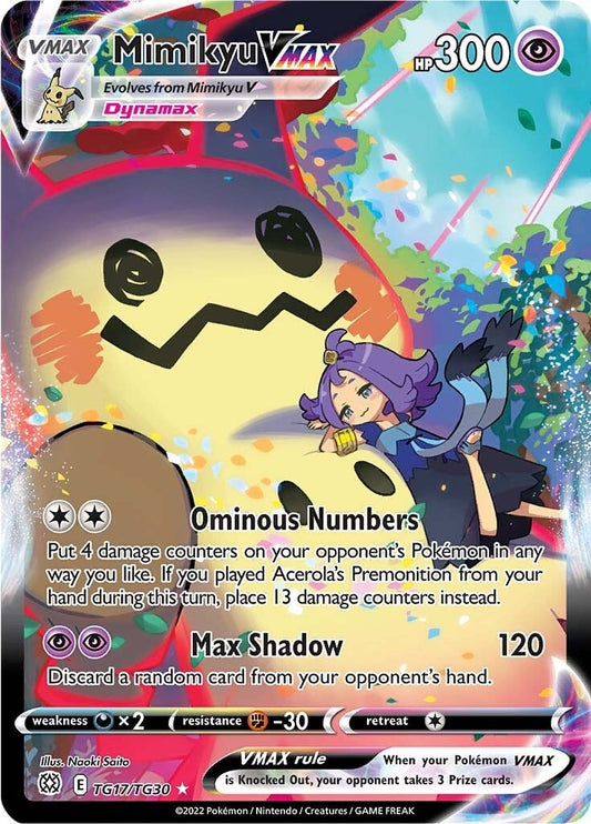 Image for Mimikyu VMAX (TG17/TG30) (SWSH09: Brilliant Stars Trainer Gallery) (SWSH09:TG) - Pokemon