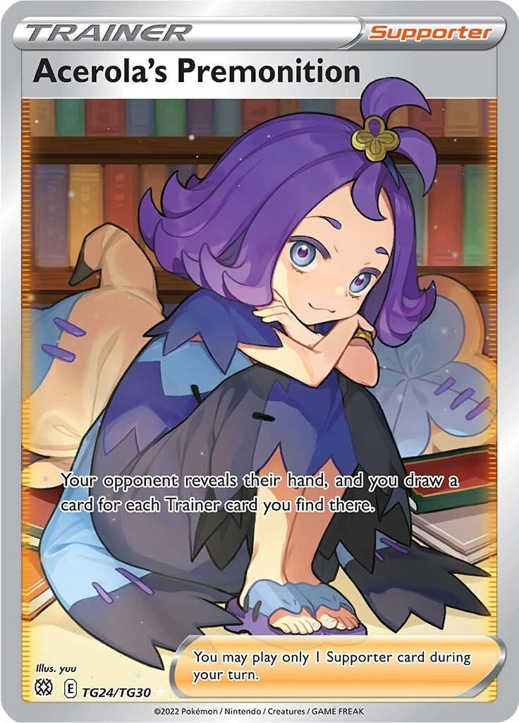 Image for Acerola's Premonition (TG24/TG30) (SWSH09: Brilliant Stars Trainer Gallery) (SWSH09:TG) - Pokemon