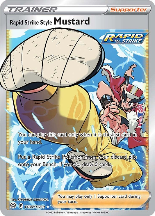 Rapid Strike Style Mustard (TG27/TG30) (SWSH09: Brilliant Stars Trainer Gallery)