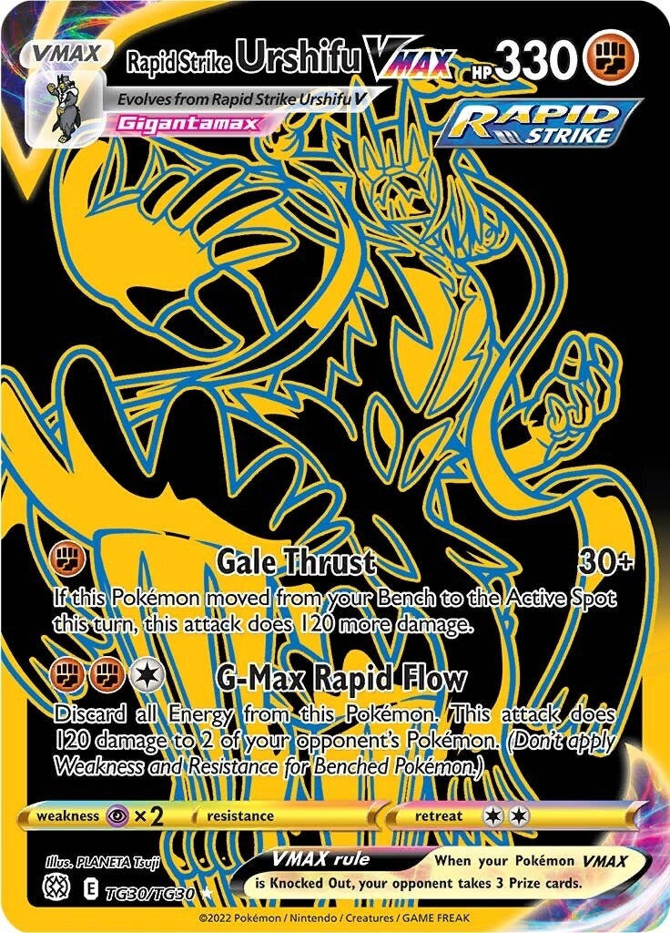 Image for Rapid Strike Urshifu VMAX (Secret) (TG30/TG30) (SWSH09: Brilliant Stars Trainer Gallery) (SWSH09:TG) - Pokemon