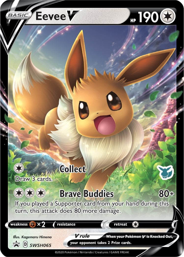 Eevee V - SWSH065 (Eevee Stamped) (SWSH065) (Battle Academy 2022)