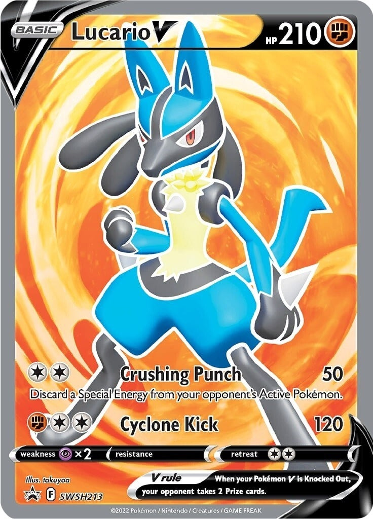 Image for Lucario V - SWSH213 (SWSH213) (SWSH: Sword & Shield Promo Cards) (SWSD) - Pokemon