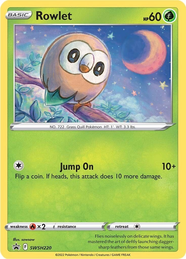 Image for Rowlet - SWSH220 (SWSH220) (SWSH: Sword & Shield Promo Cards) (SWSD) - Pokemon
