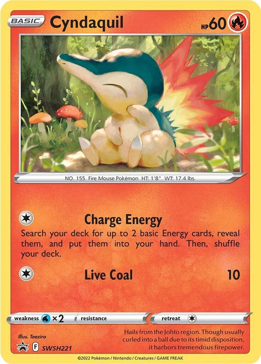 Image for Cyndaquil - SWSH221 (SWSH221) (SWSH: Sword & Shield Promo Cards) (SWSD) - Pokemon