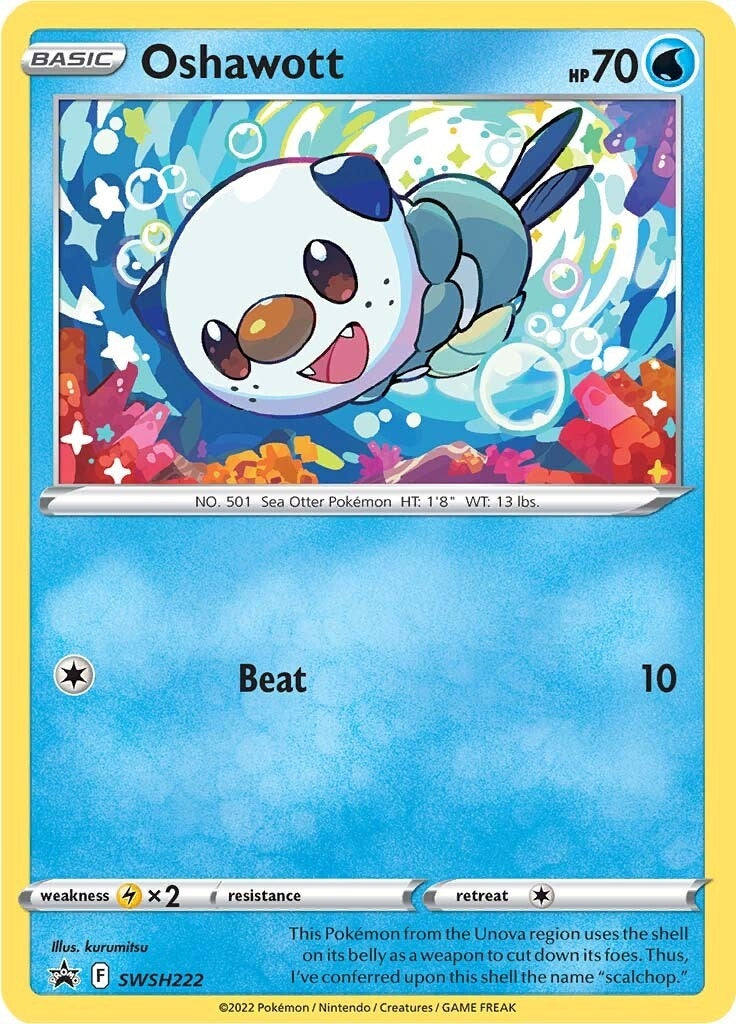 Image for Oshawott - SWSH222 (SWSH222) (SWSH: Sword & Shield Promo Cards) (SWSD) - Pokemon