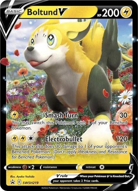 Image for Boltund V - SWSH219 (SWSH219) (SWSH: Sword & Shield Promo Cards) (SWSD) - Pokemon