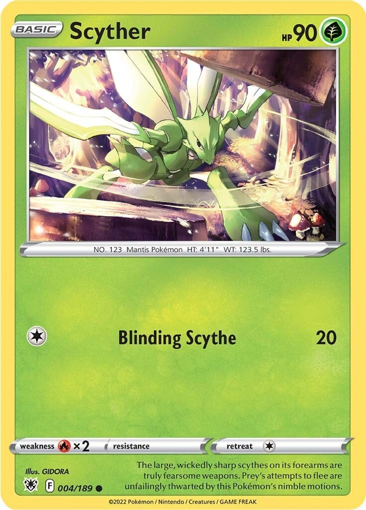 Image for Scyther (004) (004/189) (SWSH10: Astral Radiance) (SWSH10) - Pokemon