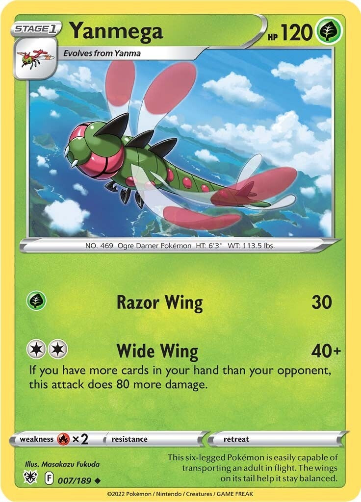 Image for Yanmega (007/189) (SWSH10: Astral Radiance) (SWSH10) - Pokemon