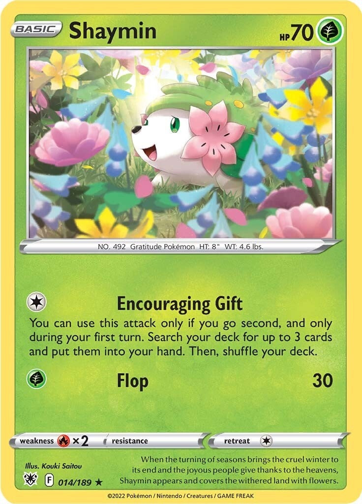 Image for Shaymin (014/189) (SWSH10: Astral Radiance) (SWSH10) - Pokemon