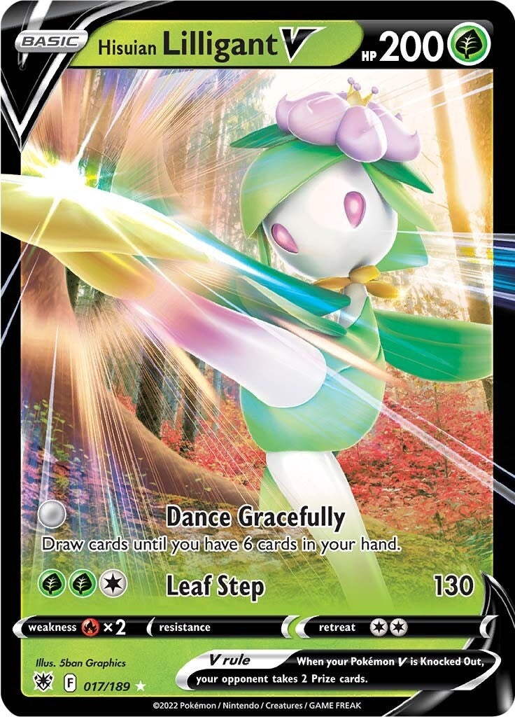 Image for Hisuian Lilligant V (017/189) (SWSH10: Astral Radiance) (SWSH10) - Pokemon