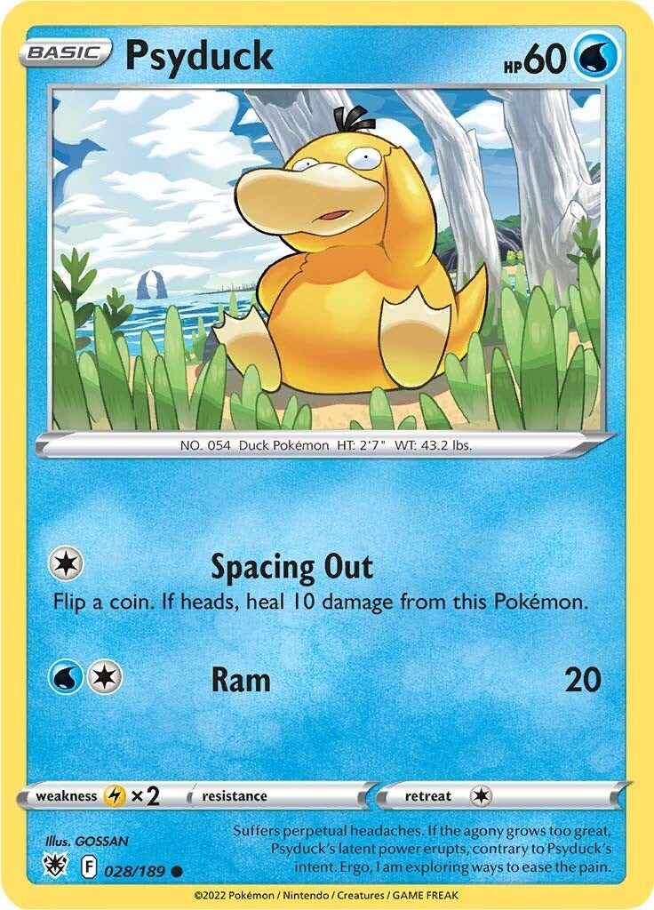 Image for Psyduck (028/189) (SWSH10: Astral Radiance) (SWSH10) - Pokemon