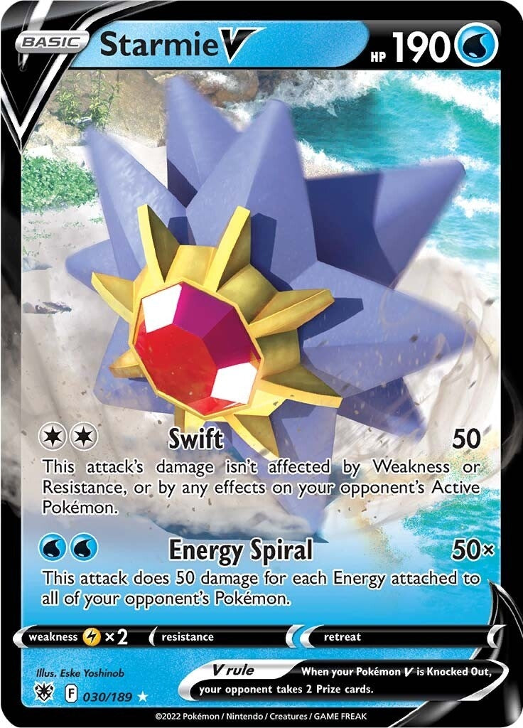 Image for Starmie V (030/189) (SWSH10: Astral Radiance) (SWSH10) - Pokemon