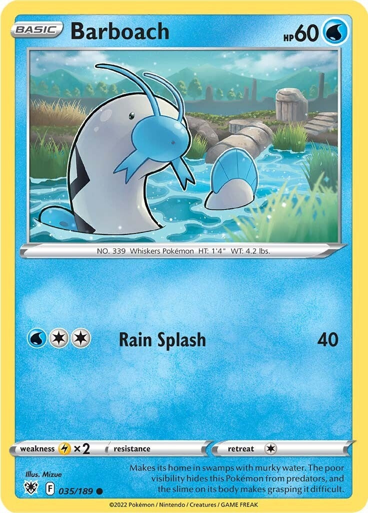 Image for Barboach (035/189) (SWSH10: Astral Radiance) (SWSH10) - Pokemon