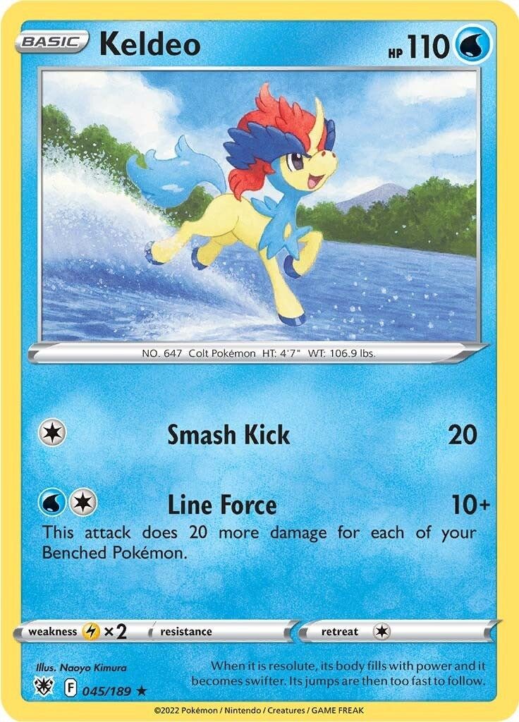 Image for Keldeo (045/189) (SWSH10: Astral Radiance) (SWSH10) - Pokemon
