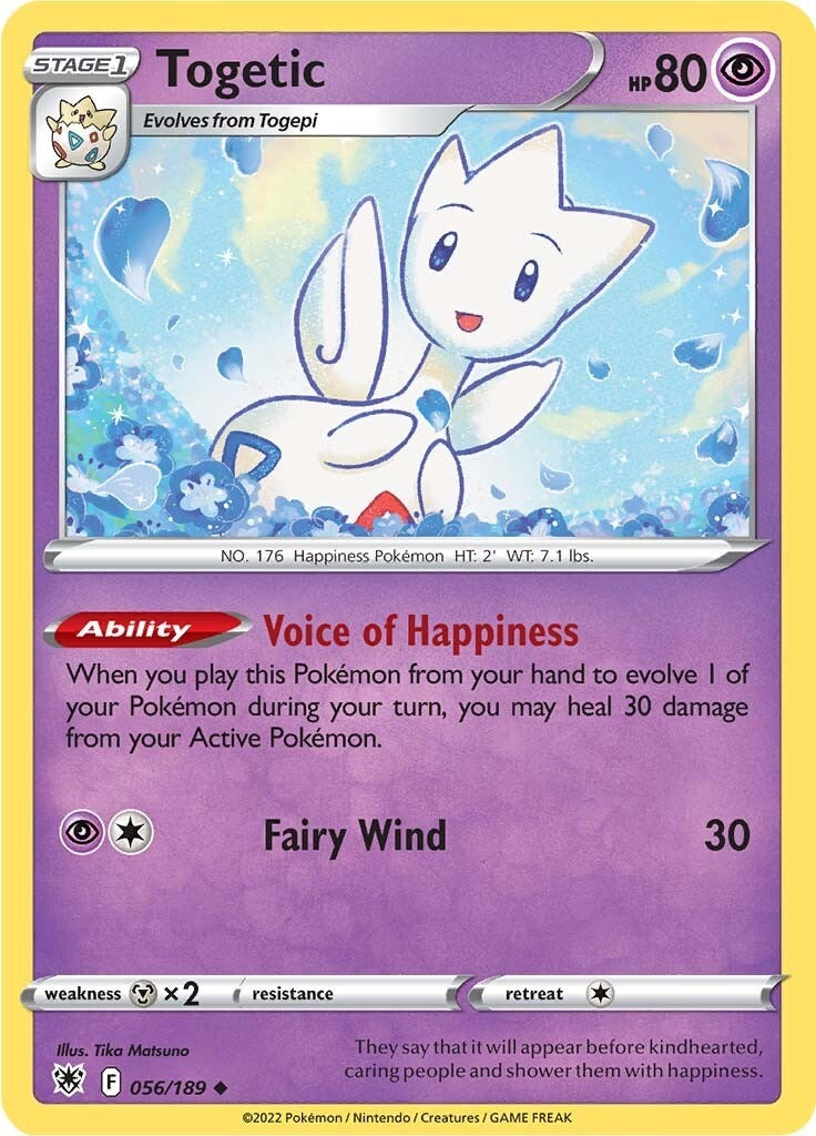 Image for Togetic (056/189) (SWSH10: Astral Radiance) (SWSH10) - Pokemon
