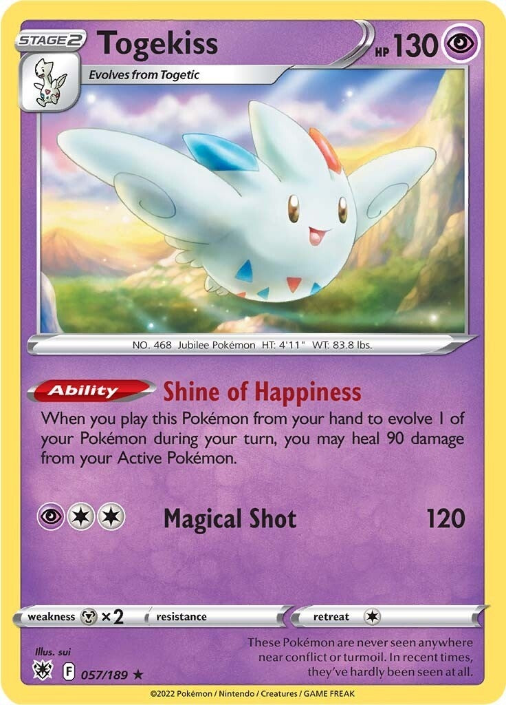 Image for Togekiss (057/189) (SWSH10: Astral Radiance) (SWSH10) - Pokemon