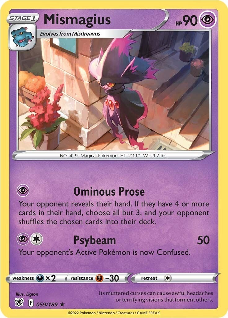 Image for Mismagius (059/189) (SWSH10: Astral Radiance) (SWSH10) - Pokemon