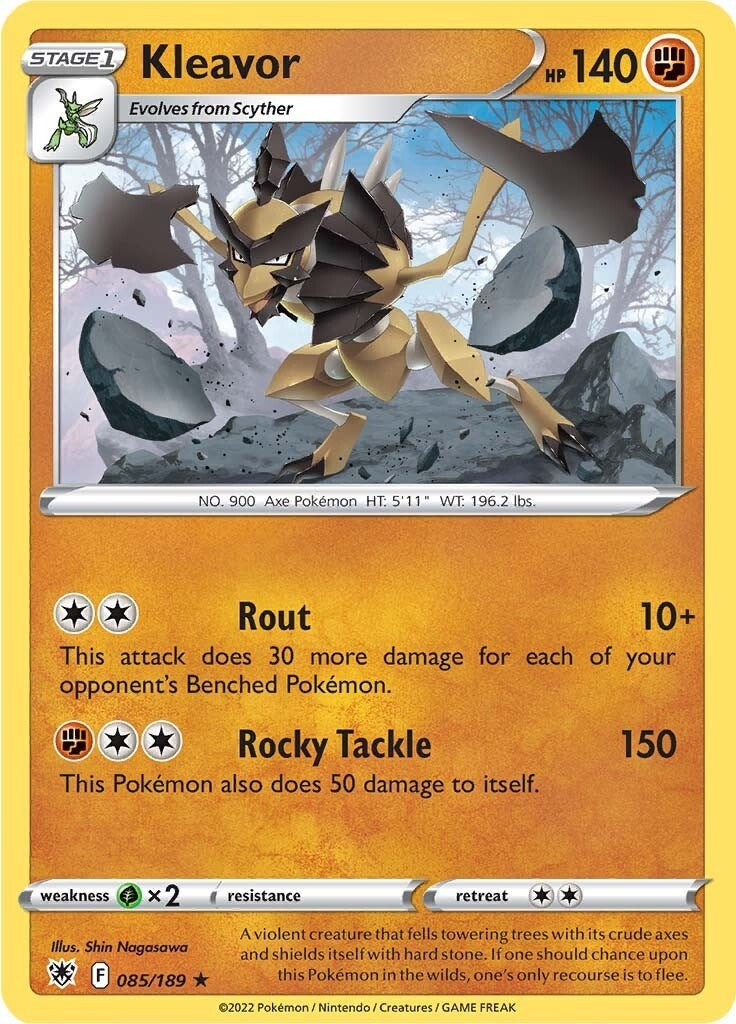 Image for Kleavor (85) (085/189) (SWSH10: Astral Radiance) (SWSH10) - Pokemon