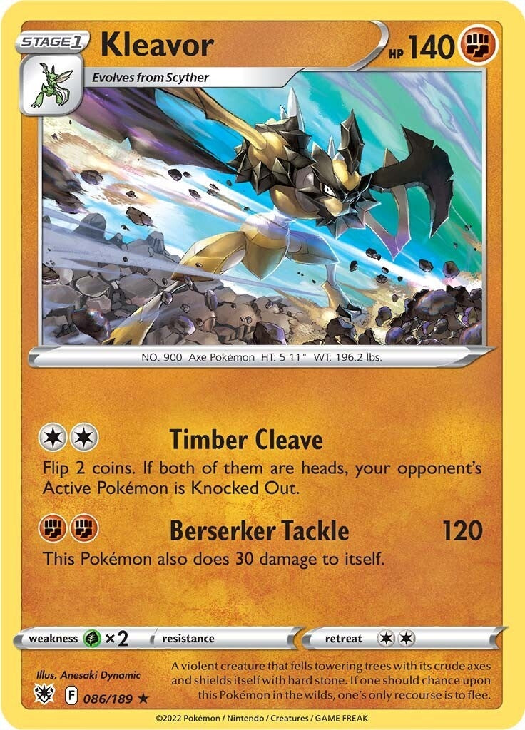 Image for Kleavor (86) (086/189) (SWSH10: Astral Radiance) (SWSH10) - Pokemon