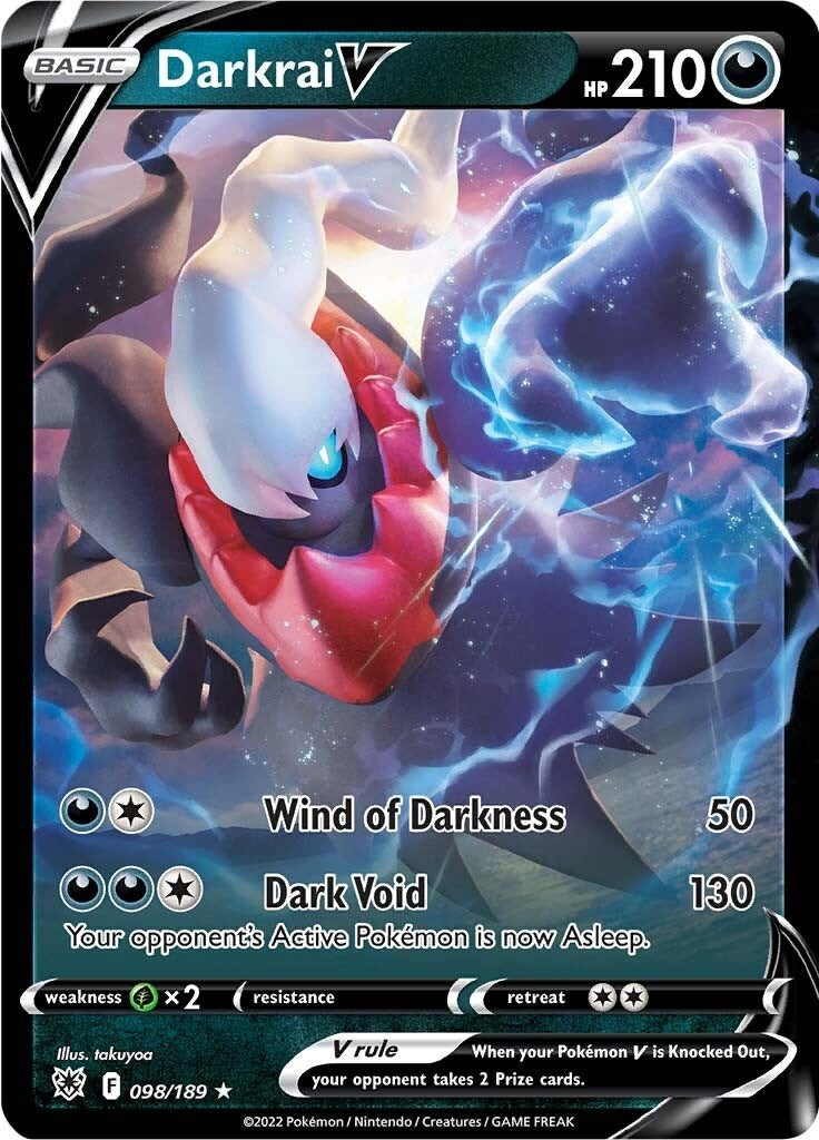 Image for Darkrai V (098/189) (SWSH10: Astral Radiance) (SWSH10) - Pokemon