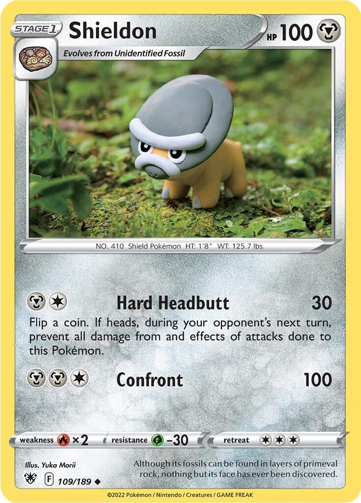 Image for Shieldon (109/189) (SWSH10: Astral Radiance) (SWSH10) - Pokemon