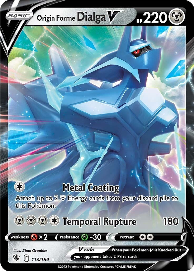 Image for Origin Forme Dialga V (113/189) (SWSH10: Astral Radiance) (SWSH10) - Pokemon