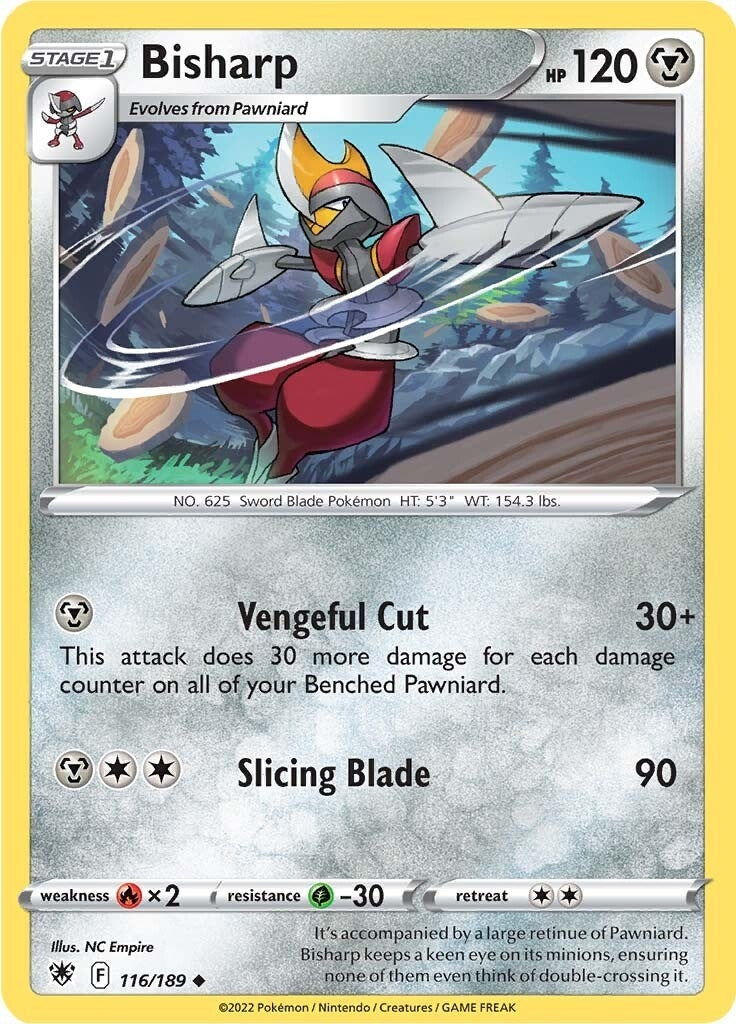Image for Bisharp (116/189) (SWSH10: Astral Radiance) (SWSH10) - Pokemon
