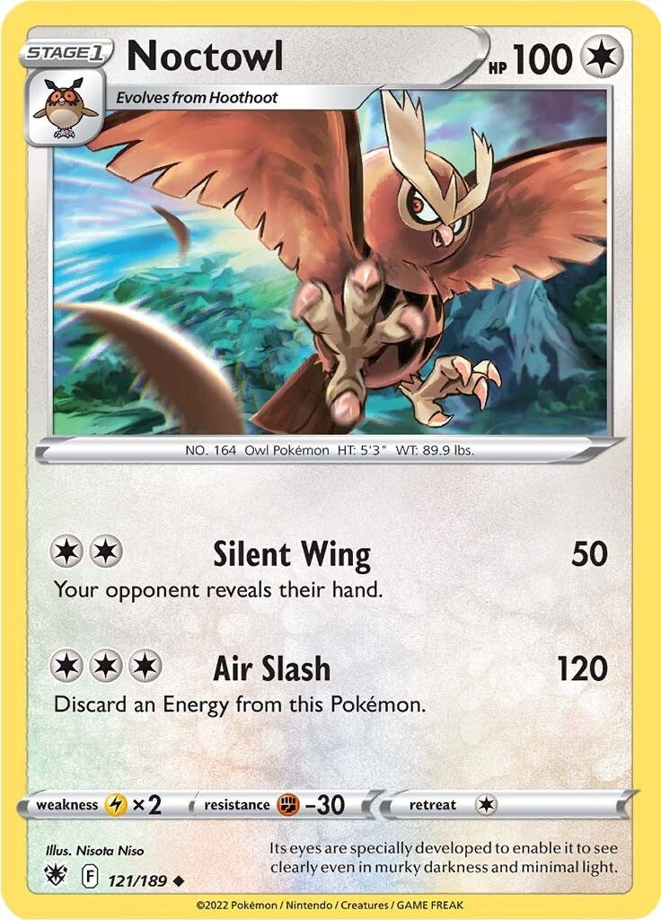 Image for Noctowl (121/189) (SWSH10: Astral Radiance) (SWSH10) - Pokemon