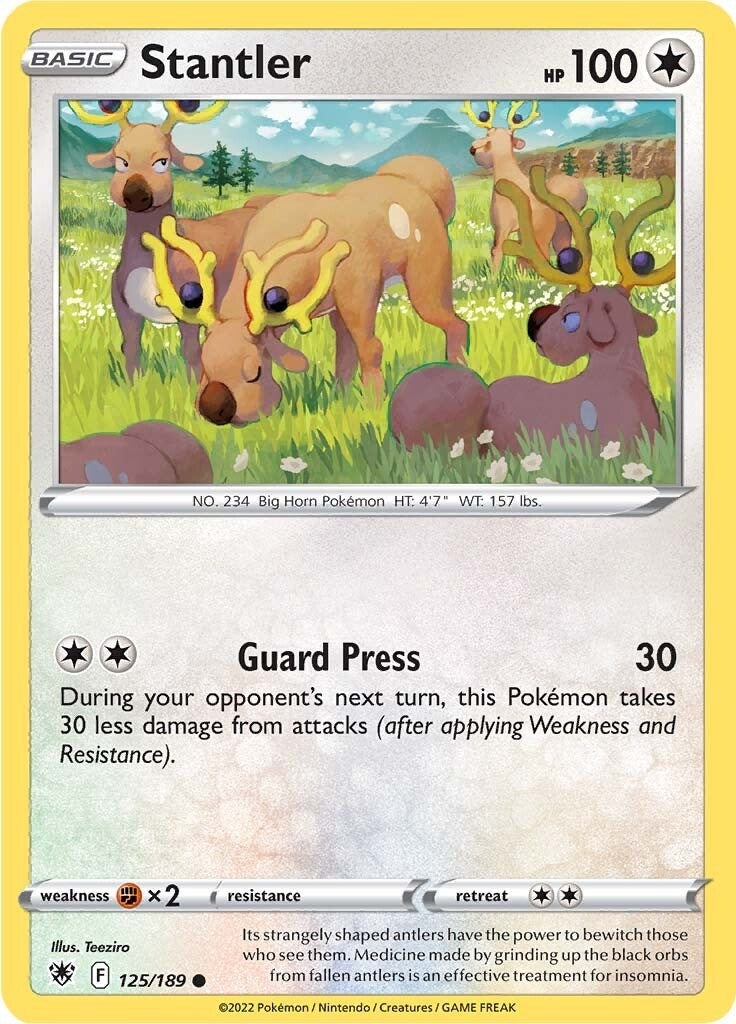 Image for Stantler (125/189) (SWSH10: Astral Radiance) (SWSH10) - Pokemon