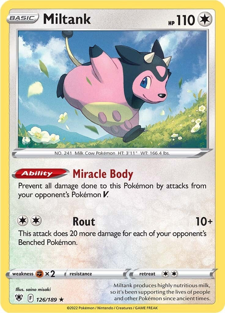 Image for Miltank (126/189) (SWSH10: Astral Radiance) (SWSH10) - Pokemon