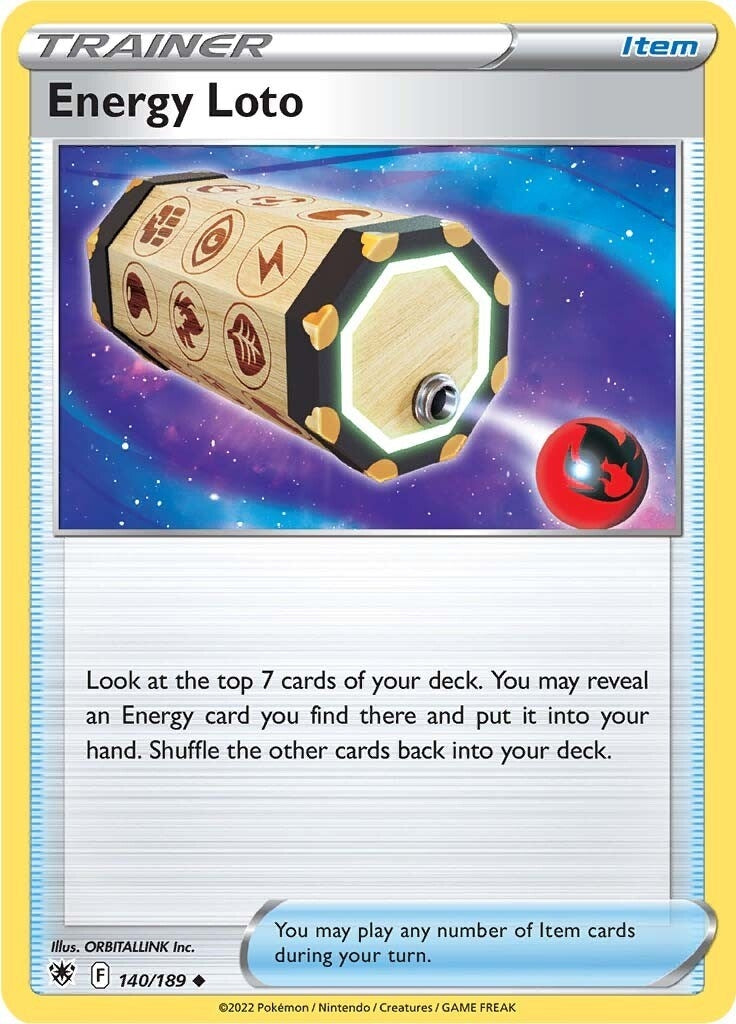 Image for Energy Loto (140/189) (SWSH10: Astral Radiance) (SWSH10) - Pokemon